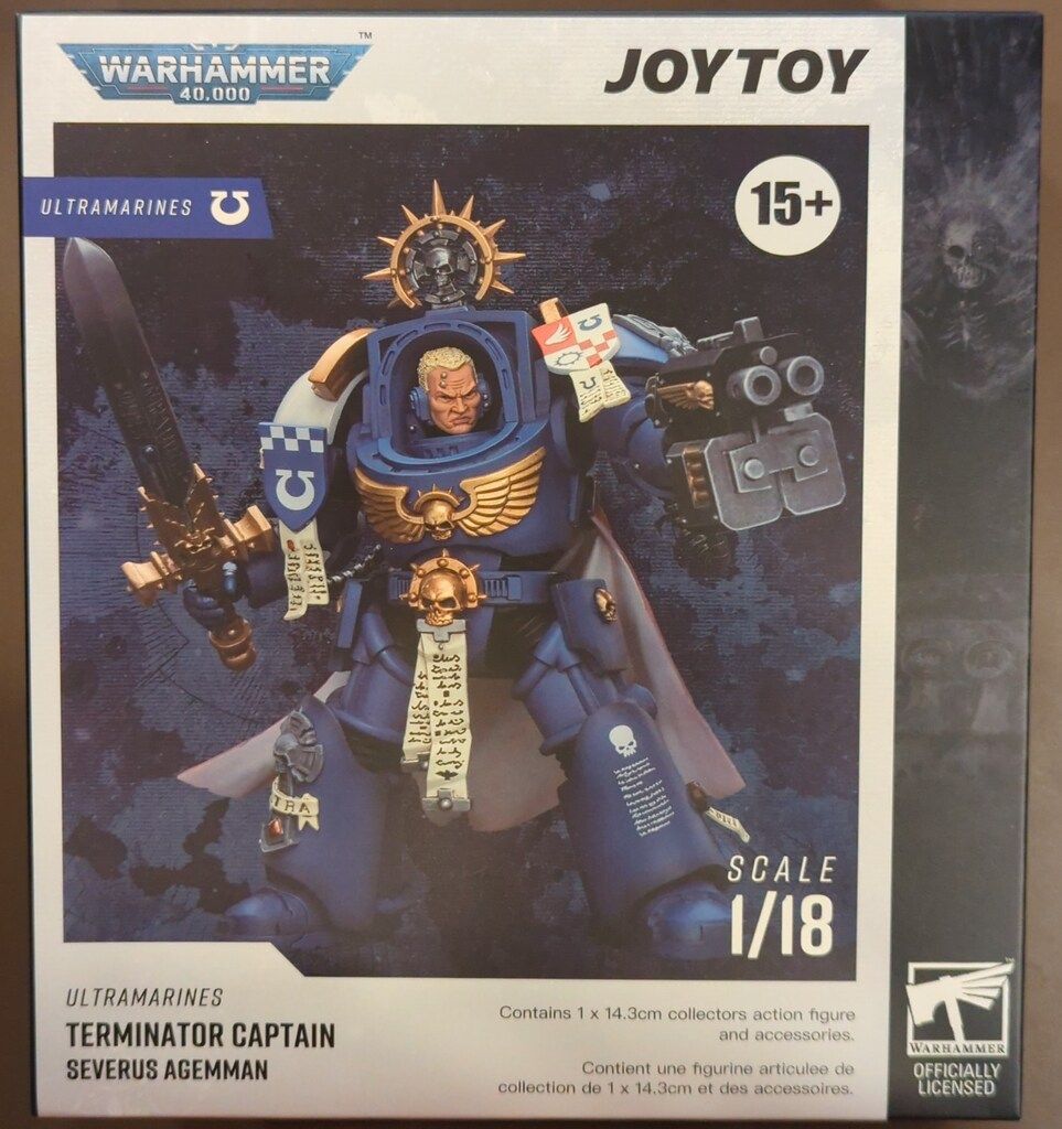 JOYTOY WARHAMMER40000 ULTRAMARINES TERMINATOR CAPTAIN SEVERUS AGEMMAN