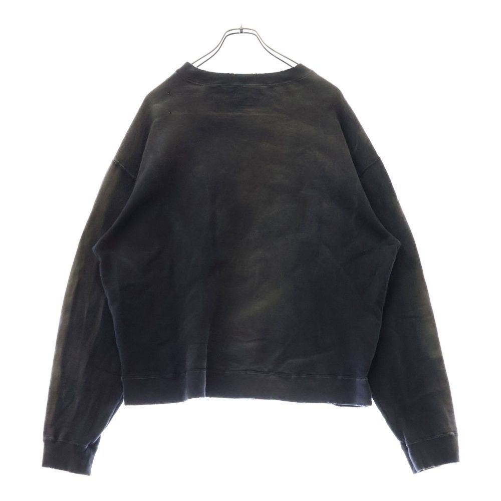 KAMIYA (カミヤ) Logo Embroidered Bleach Sweatshirt ロゴ エンブ