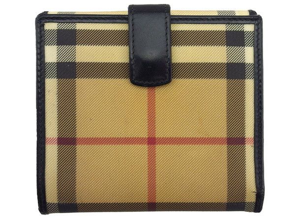 バーバリー BURBERRY 二つ折り財布 ノバチェック ベージュ