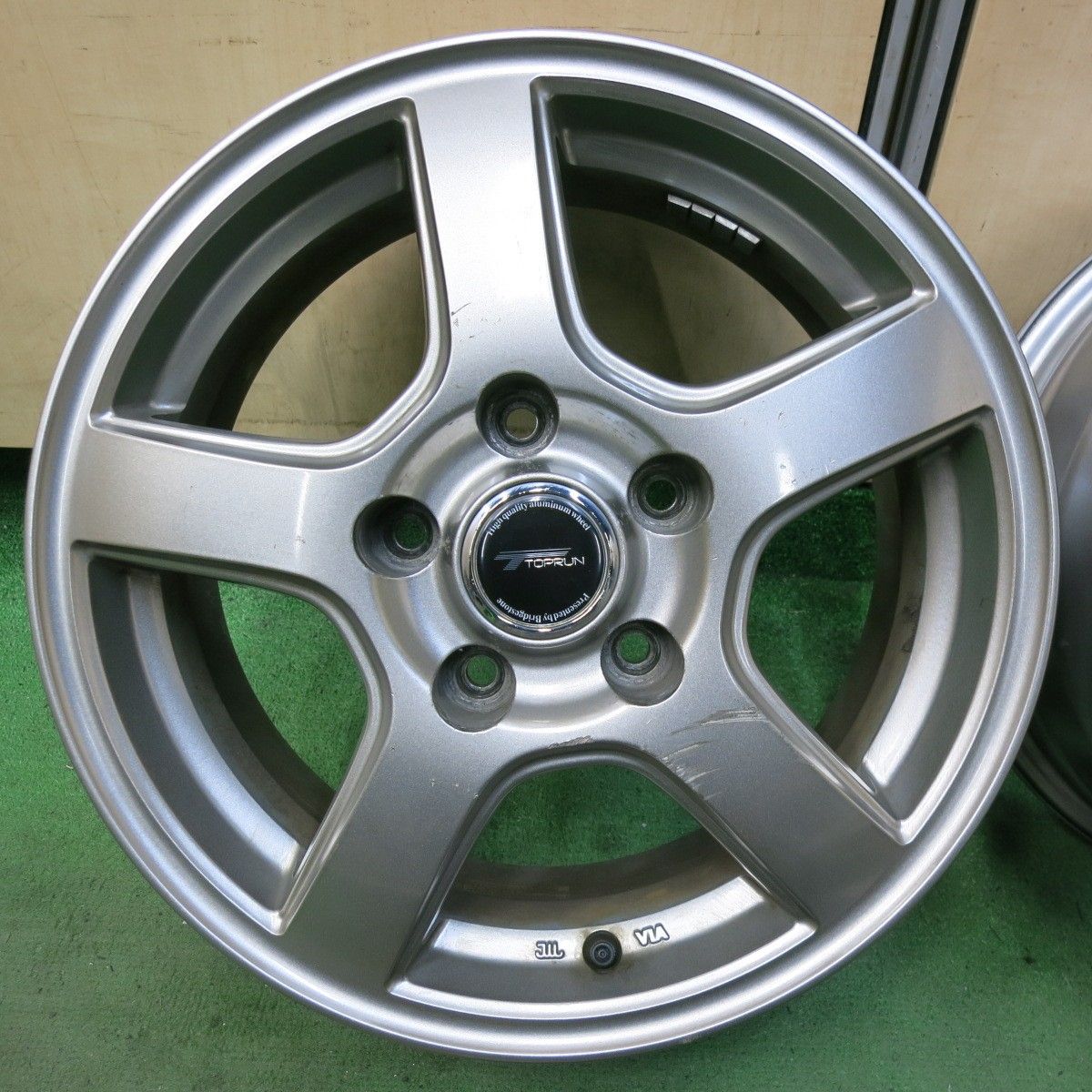 送料無料] 4本価格☆TOPRUN ブリヂストン製 15インチ ホイール トップ
