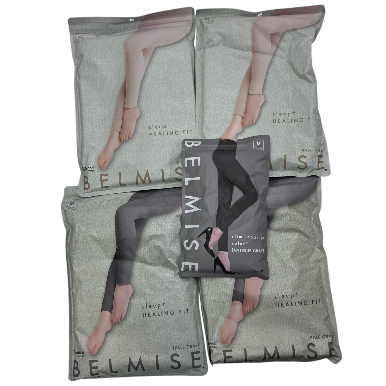 186000 BELMISE スリムレギンスsleep color＋ Mサイズ キッズ 5点