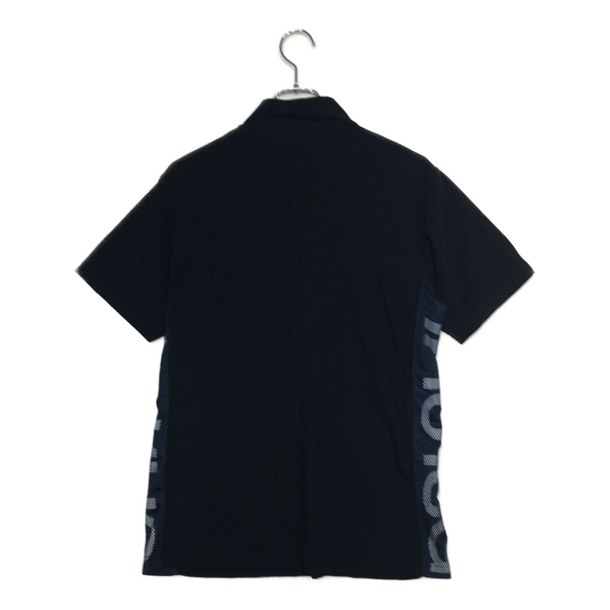 メンズ ウノピュウノウグァーレトレ リラックス 1piu1uguale3 RELAX 半袖シャツ L ネイビー 紺 ハーフジップ