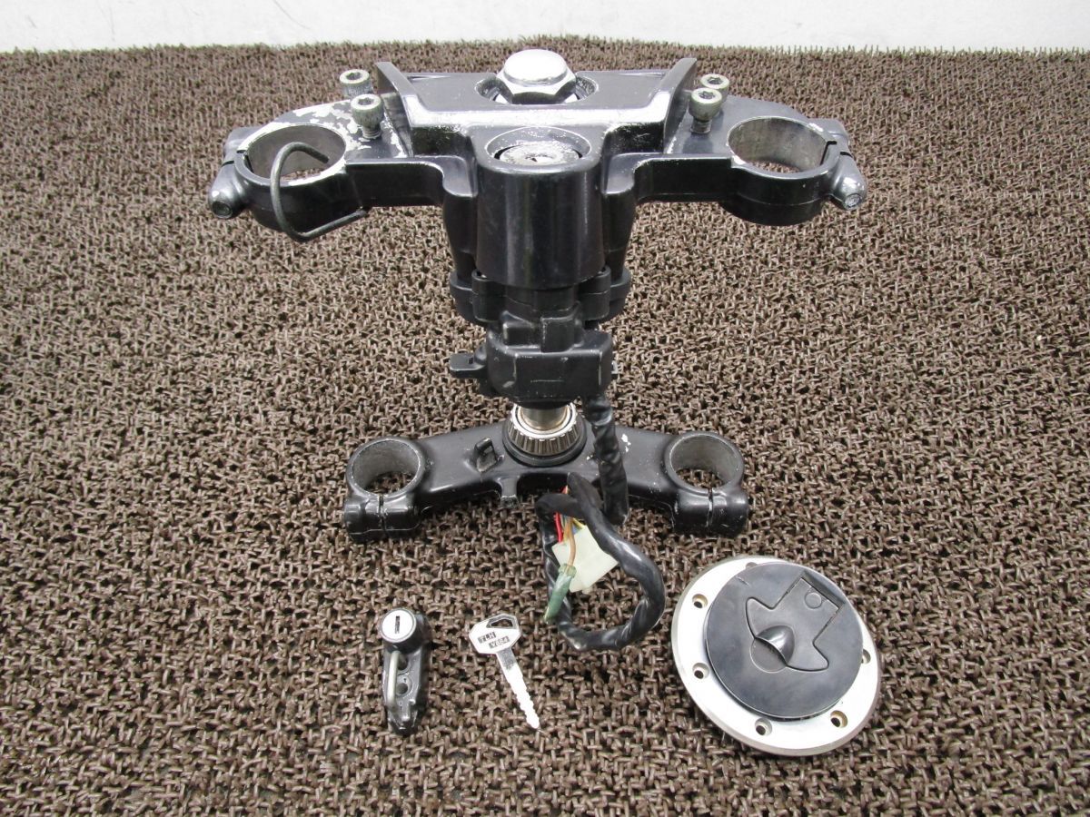 ZZ-R400 トップブリッジ ステム メインキーセット △UV90！ZX400N 修復