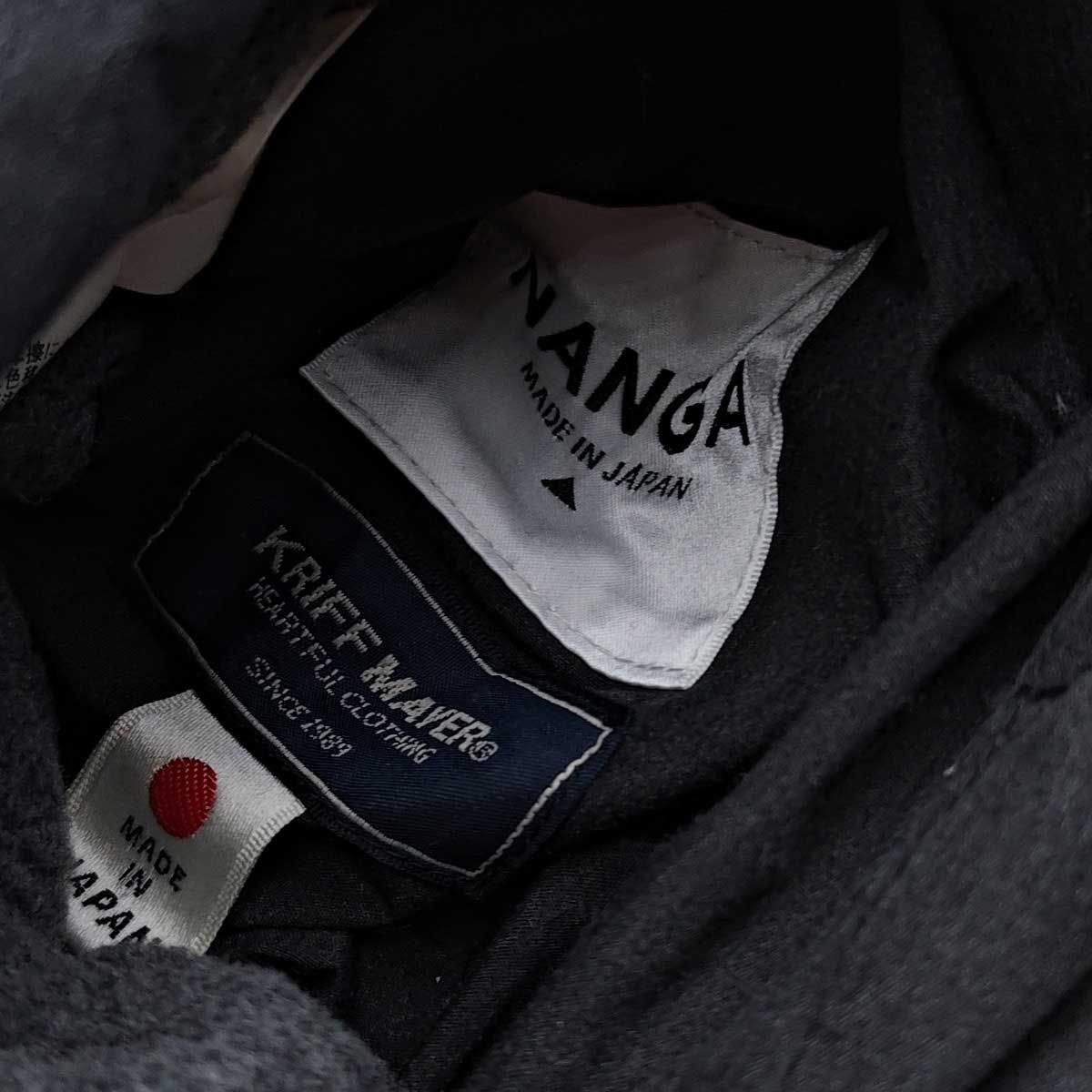 KRIFF MAYER × NANGA リバーシブルダウンジャケット S YELLOW×BLACK 