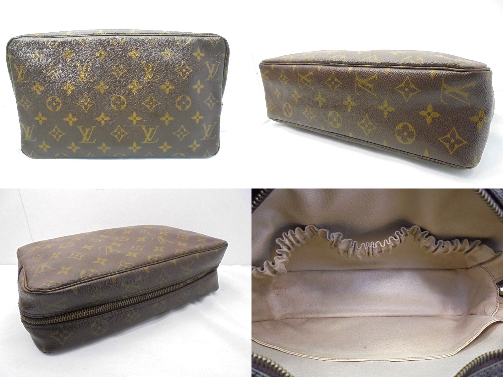 s25g-a613x LOUIS VUITTON ルイヴィトン トゥルーストワレット28 モノグラム M47522 化粧ポーチ