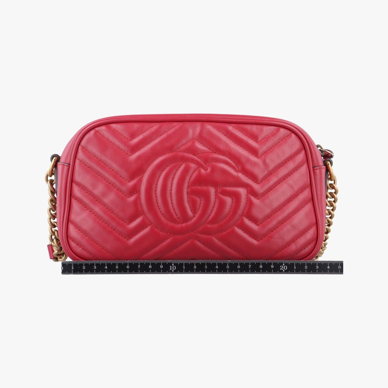 グッチGucciGGマーモントレッドレザー447632F026142315