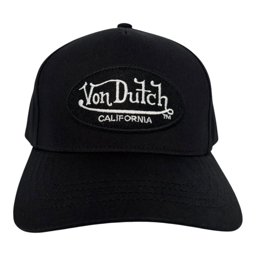 新品 人気の黒×白！von dutch キャップ 帽子 ボンダッチ 新品未使用
