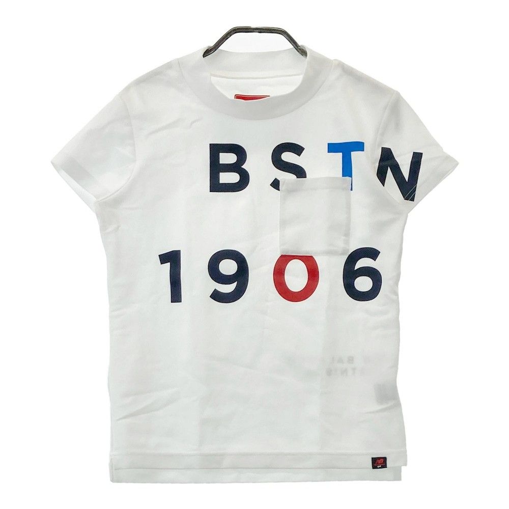 サイズ：0 NEW BALANCE ニューバランス  ハイネック 半袖Tシャツ  ホワイト系 [240101266735]# ゴルフウェア レディース ストスト
