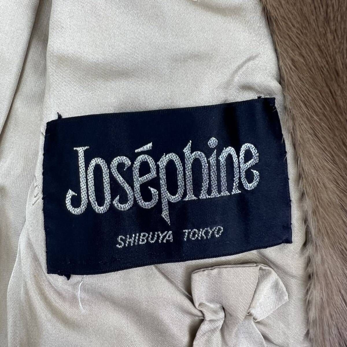 Josephine ☆ 高級 ミンク ファーコート ハーフコート 本毛皮 リアル