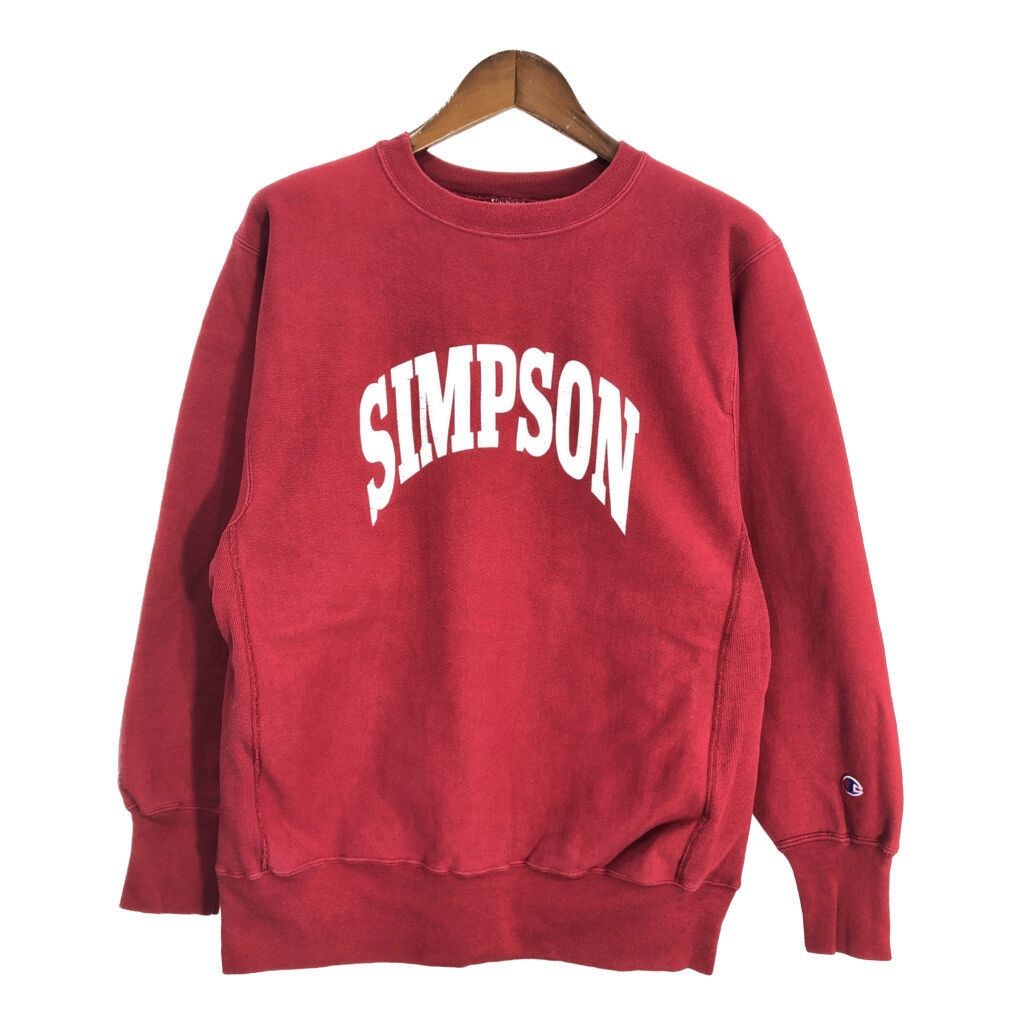 90s Champion REVERSE WEAVE \"グレー×レッド\" 90s Champion グレー レッド スウェット reverse weave