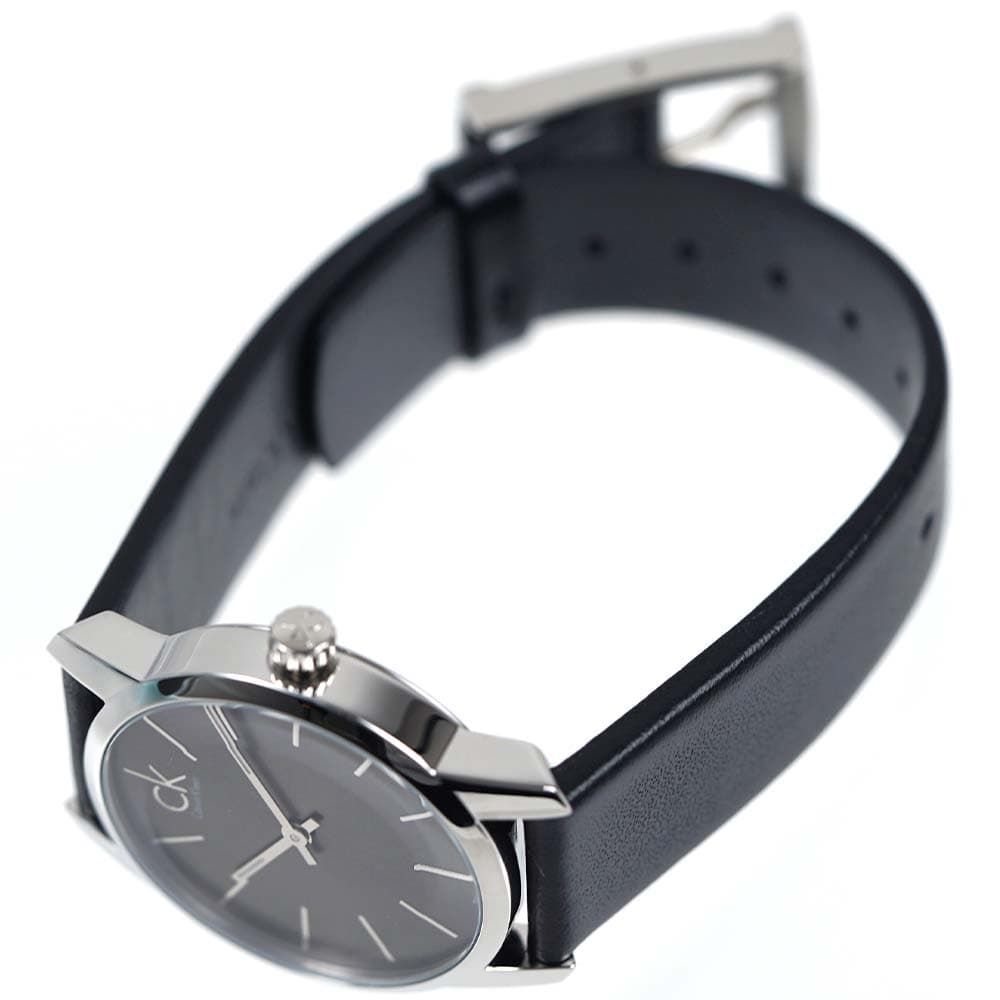 カルバンクライン 腕時計 レディース レザー ブラック シルバー グレー Calvin Klein K2G23107