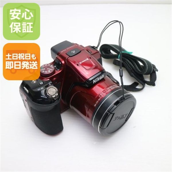 超 COOLPIX P610 レッド 即日発送 コンデジ Nikon 本体 土日祝発送OK 09000