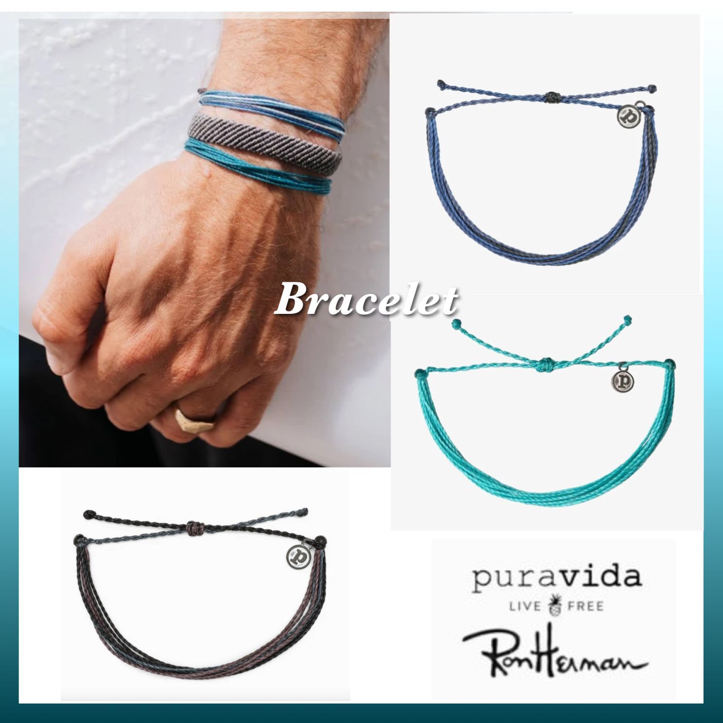 RonHerman☆Pura Vida ブレスレット☆ベッカム愛用・日本未発売