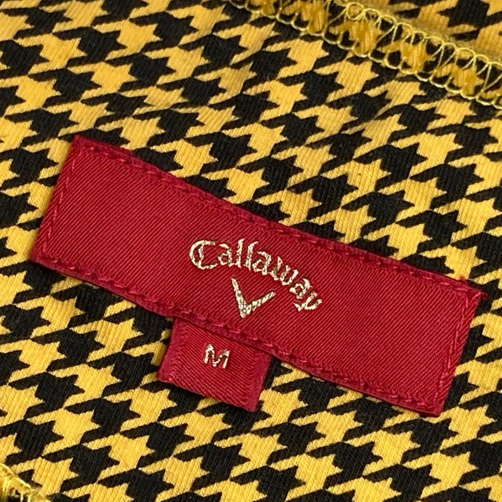 サイズ：M CALLAWAY キャロウェイ 2023年モデル レッドレーベル ハイネック 長袖Tシャツ 千鳥格子柄 イエロー系 [240101434173] ゴルフウェア メンズ ストスト 楽天市場】CALLAWAY キャロウェイ 2023年モデル レッドレーベル