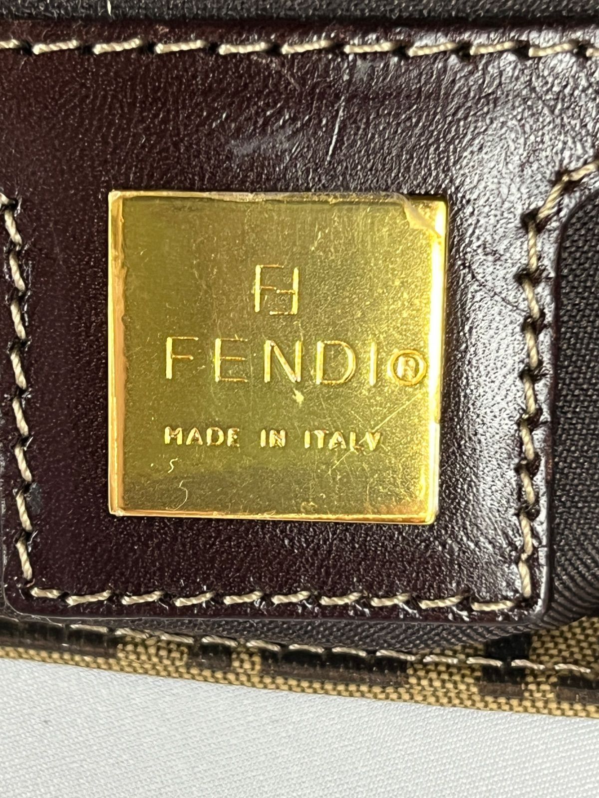 フェンディ ズッキーノ マンマバケット ワンショルダー 26325 ビニール 美品 FENDI フェンディ ズッキーノ マンマバケット ワン
