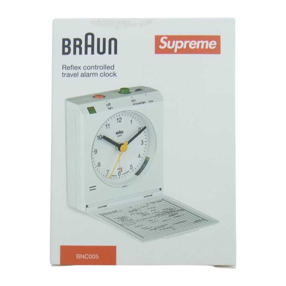 Supreme×Braun bcs 置時計 Supreme×Braun bcs 置時計 Supreme シュプリーム 置時計 15SS × BRAUN