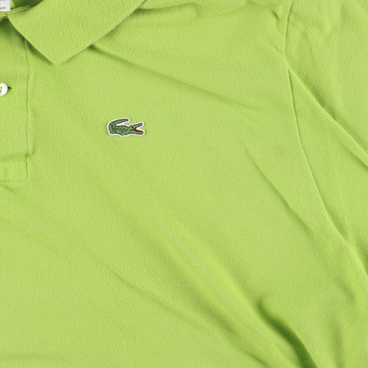 ラコステ LACOSTE 半袖 ポロシャツ メンズXL /eaa342450グリーン系黄緑 