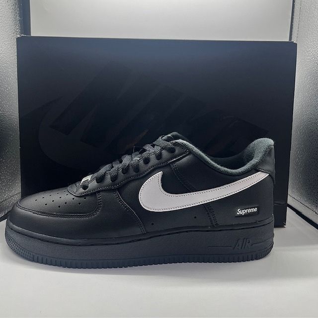 シュプフォース　Supreme Air Force 1 ブラック NIKE SUPREME AIR FORCE 1 LOW シュプリーム ナイキ エア
