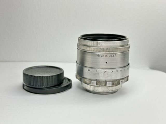 初期型 シルバー Helios-44 58mm f2 ヘリオス ぐるぐるボケ