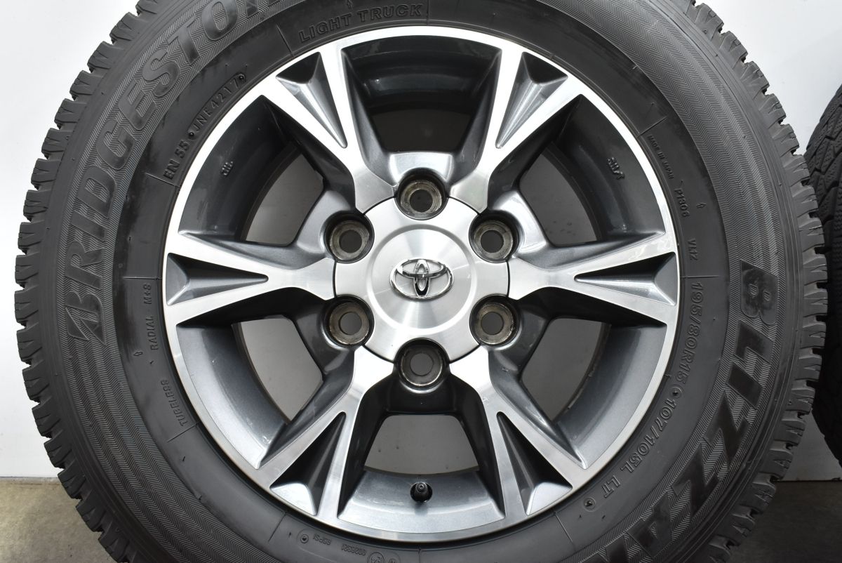 ハイエースオプションホイール・BRIDGESTONE・２０２２年製　№１５２ ハイエースオプションホイール・BRIDGESTONE・2022年製 №152 GL
