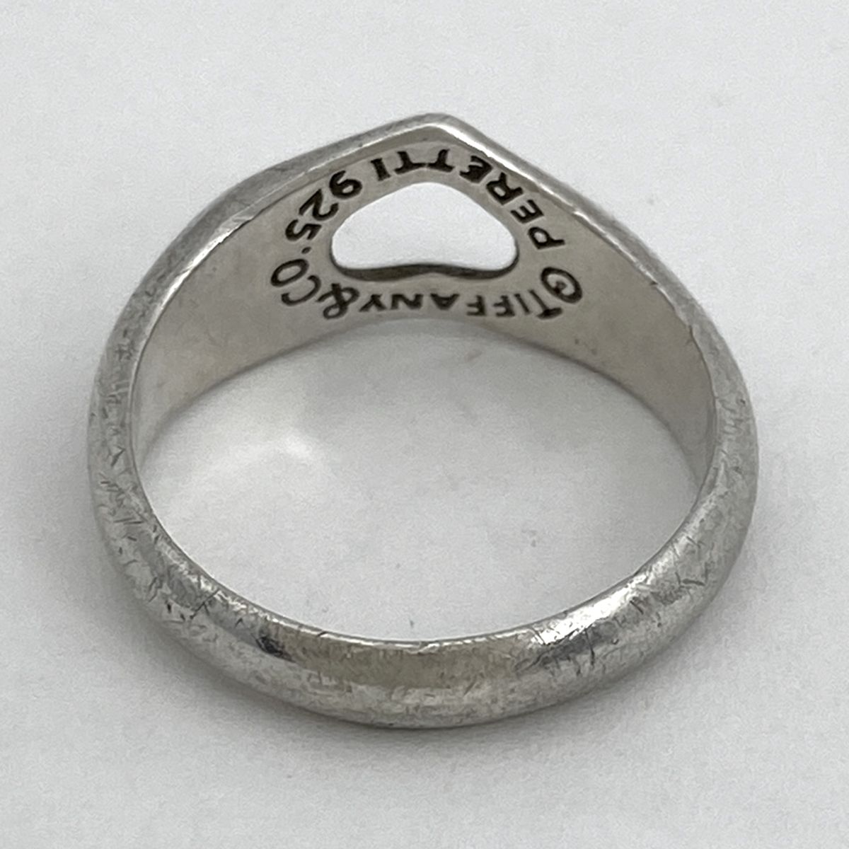 ティファニー　オープン　ハート　リング　925 11号 ❣️Tiffany & Co.❣️オープンハートリング 11号 シルバー925