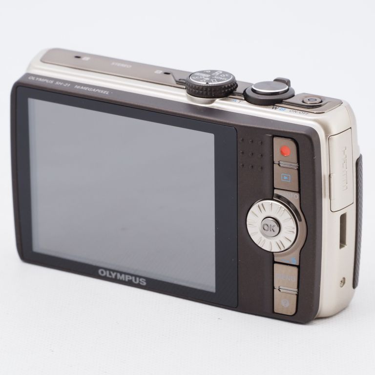 OLYMPUS オリンパス デジタルカメラ SH-21 ゴールド 1600万画素 CMOS