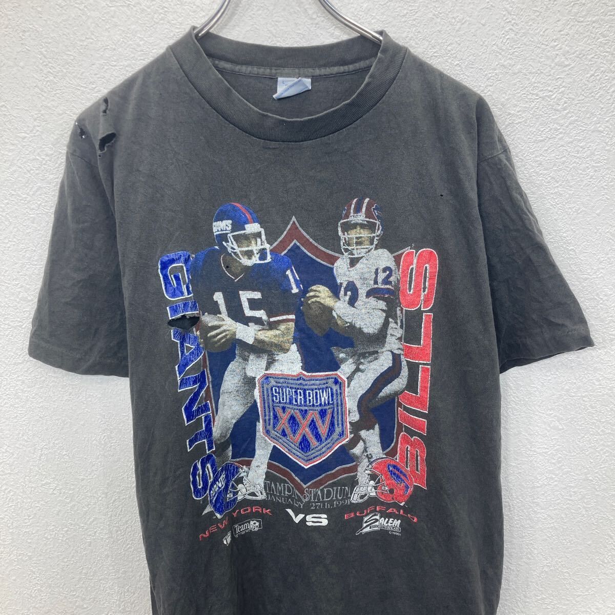 新品 NFL フットボール シャツ サイズ2XL 半袖【NFL】アメフトチーム Tシャツ 2XL ゆるダボ ネイビーブルー