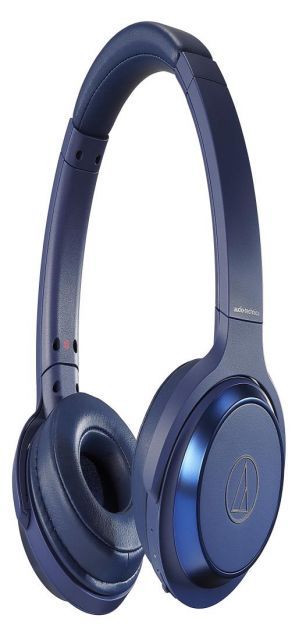 オーディオテクニカ ATH-WS330BT BL ヘッドホン bluetooth ワイヤレスヘッドホン 重低音 SOLID BASS 最大70時間再生 ブルー ATH-WS330BT BL