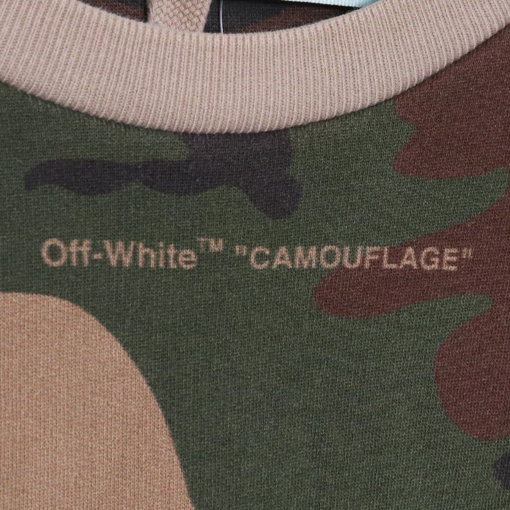 OFF-WHITE カモフラ再構築 スウェット トレーナー Lサイズ