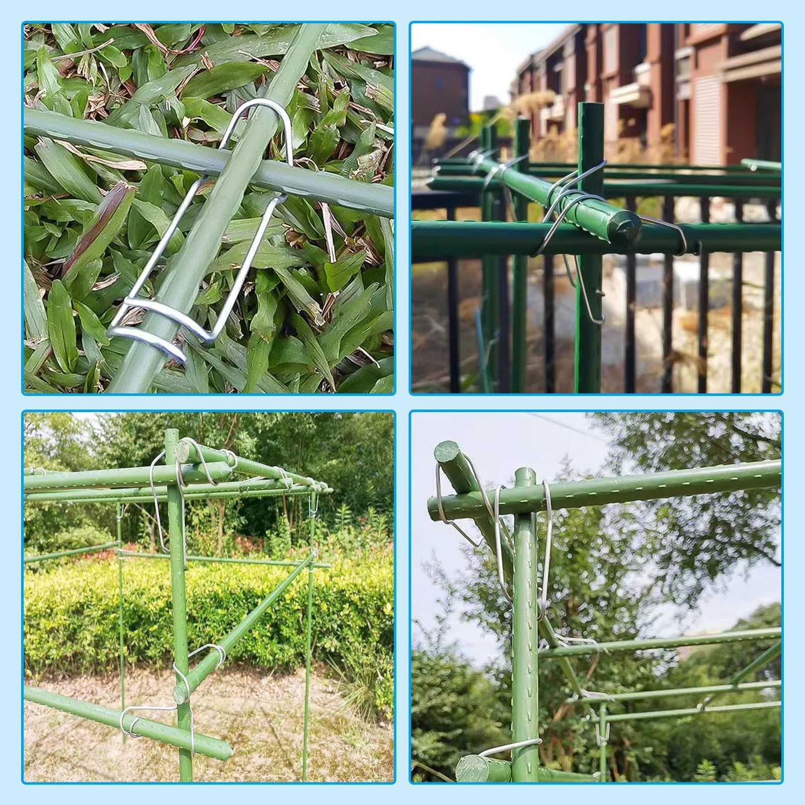 支柱ジョイント 50個 園芸 農作業 クロスバンド 固定 支柱ジョイント 50個 園芸 農作業 クロスバンド 固定 家庭菜園用の支柱