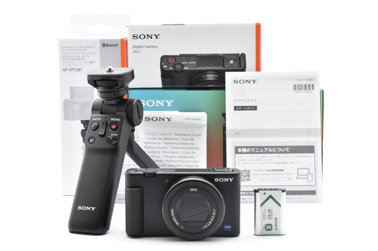 級 ソニー SONY VLOGCAM ZV-1G シューティンググリップキット 元 き 多数 完動品 06P57A509194