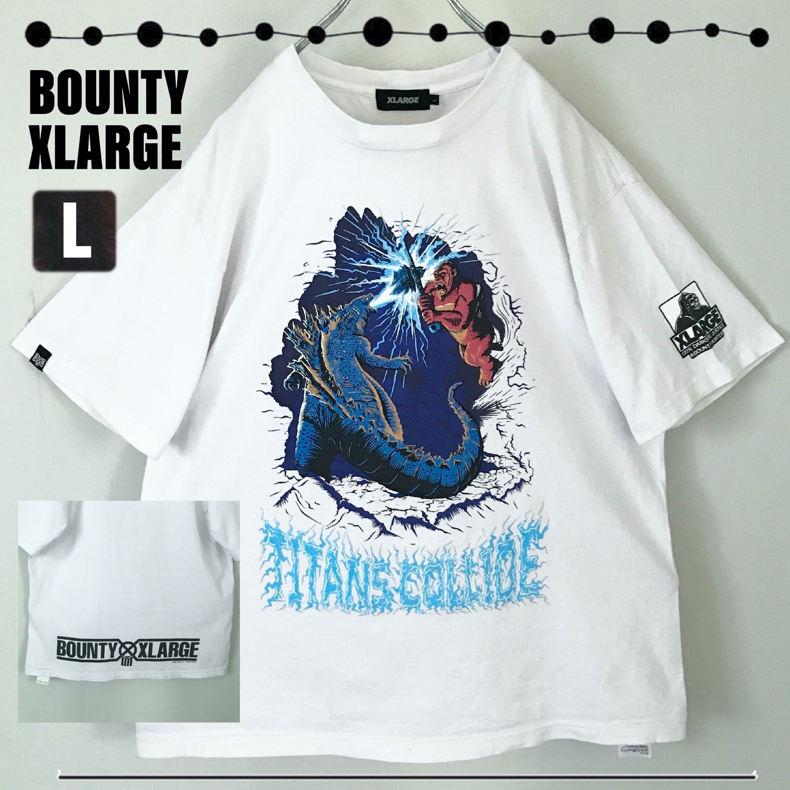 XLARGE×BOUNTY HUNTER★GODZILLA vs. KONG★ゴジラvsコング★エクストララージx バウンティー・ハンター★
