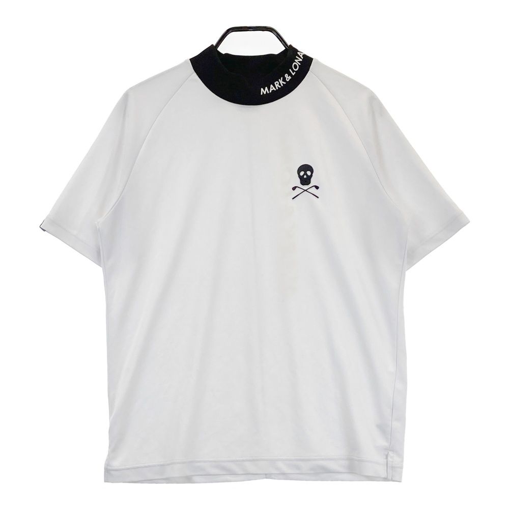 MARK&RONA ハイネックシャツ ホワイト MARK&LONA tシャツ Ever Mock Neck Long Sleeve Top | MEN