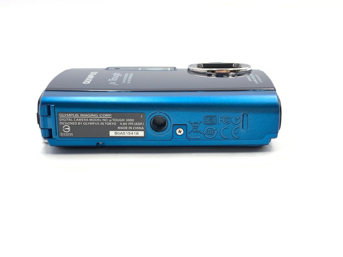 ❤️動作品❤️OLYMPUS μTOUGH-3000❤️人気色ブルー★防水カメラ オリンパス ニュースリリース： 「防水、耐落下衝撃、耐低温」の機能を