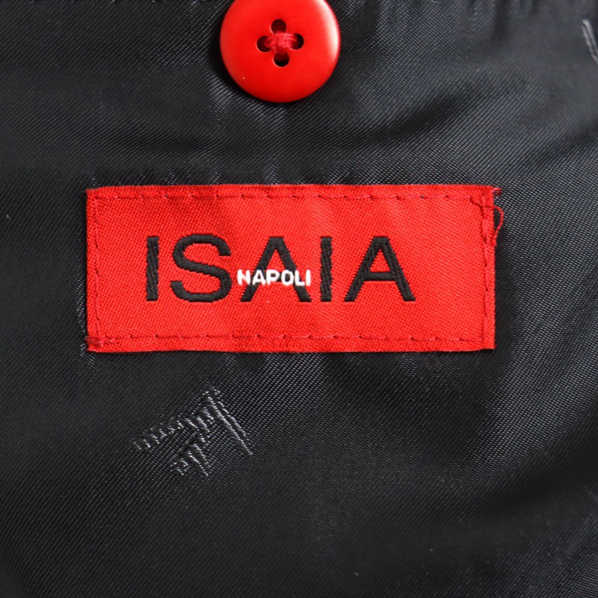 極美品◇ISAIA イザイア ウール100％ ロング丈 ダブルブレスト