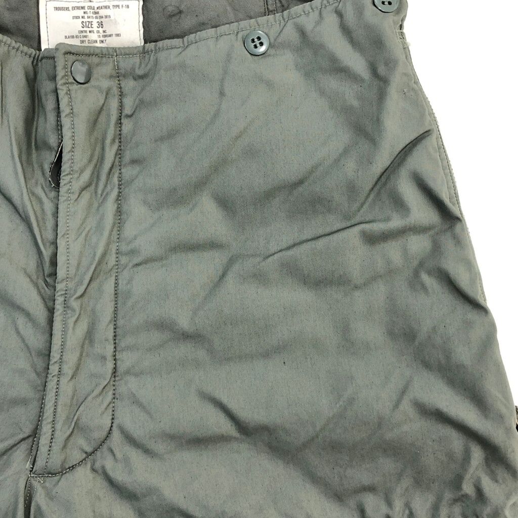  80年代 米軍実物 U.S. USAF F-1 B フライトパンツ ミリタリー セージグリーン メンズ 36 古着 V 6527 その他 メンズ