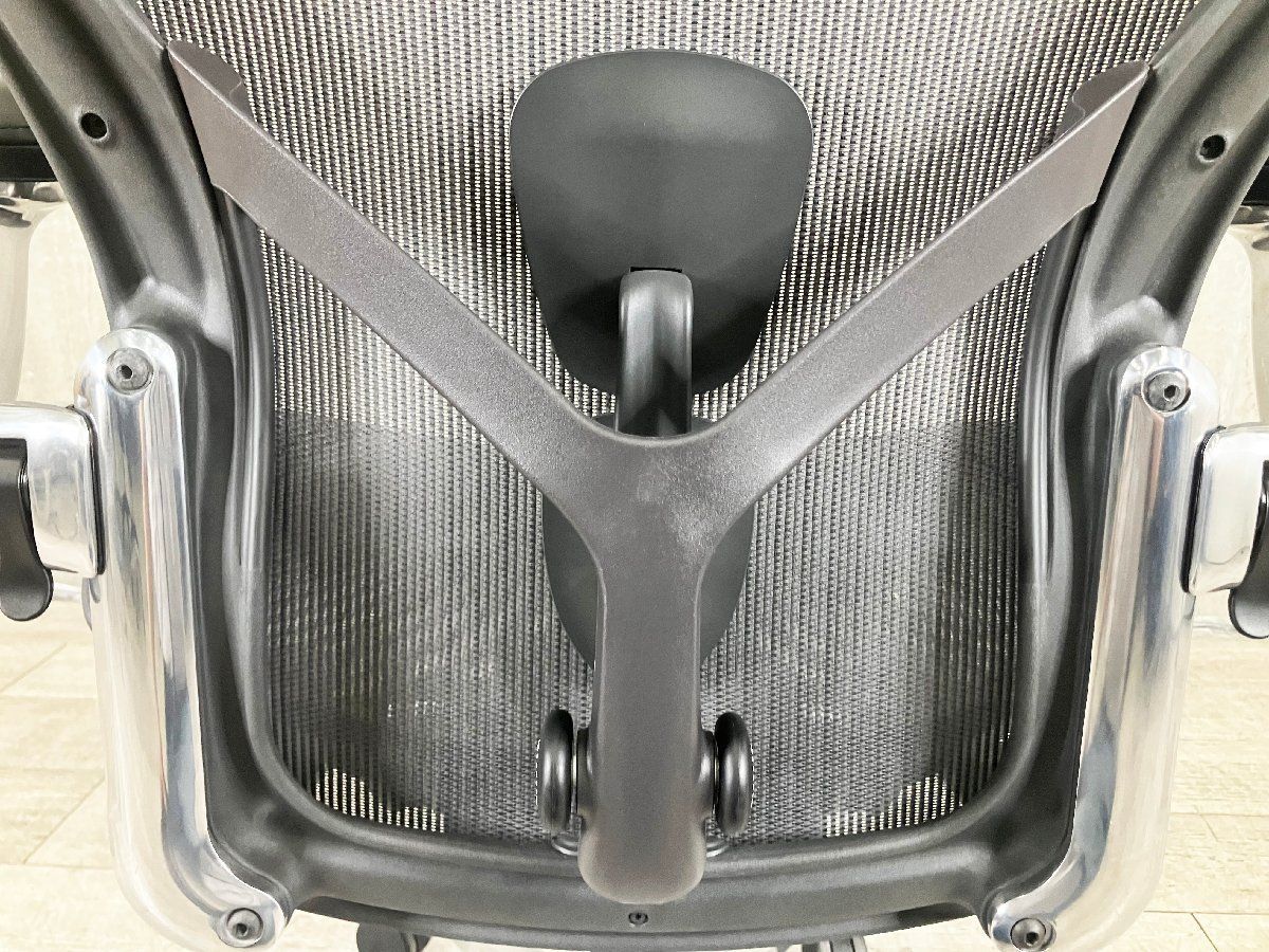 美品◇ハーマンミラー アーロンチェア /アルミ/フル装備/Bサイズ