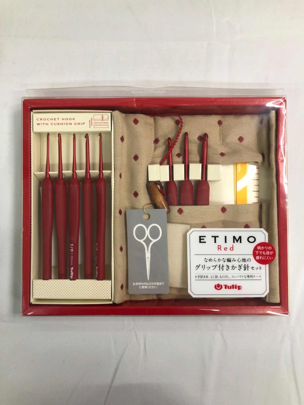 X117 Tulip チューリップ 編み針 『ETIMO Red (エティモレッド