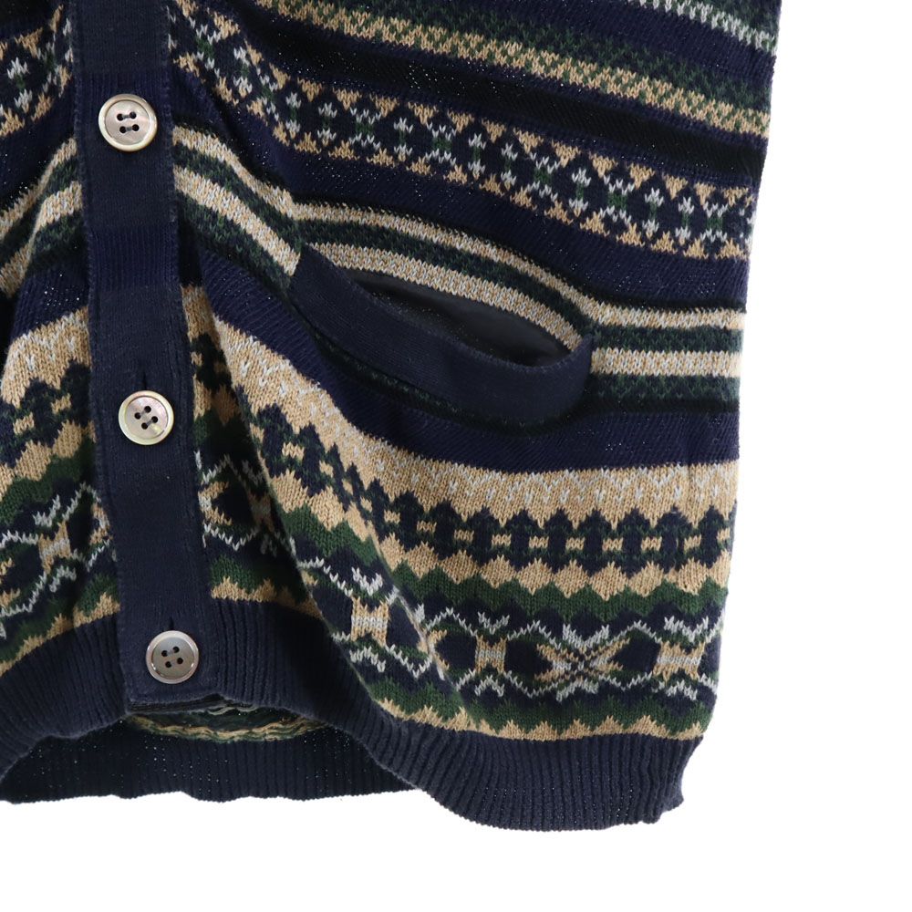 Sacai 定番カーディガン　ネイビー　サイズ1 sacai - sacai カーディガン 1 メンズ 定番 人気 ネイビー