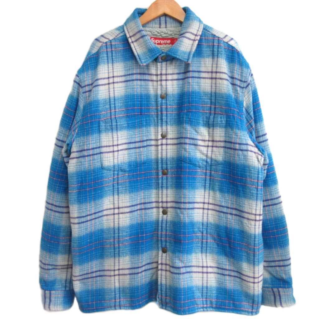 シュプリーム SUPREME FW23 Lined Flannel Snap Shirt ライン