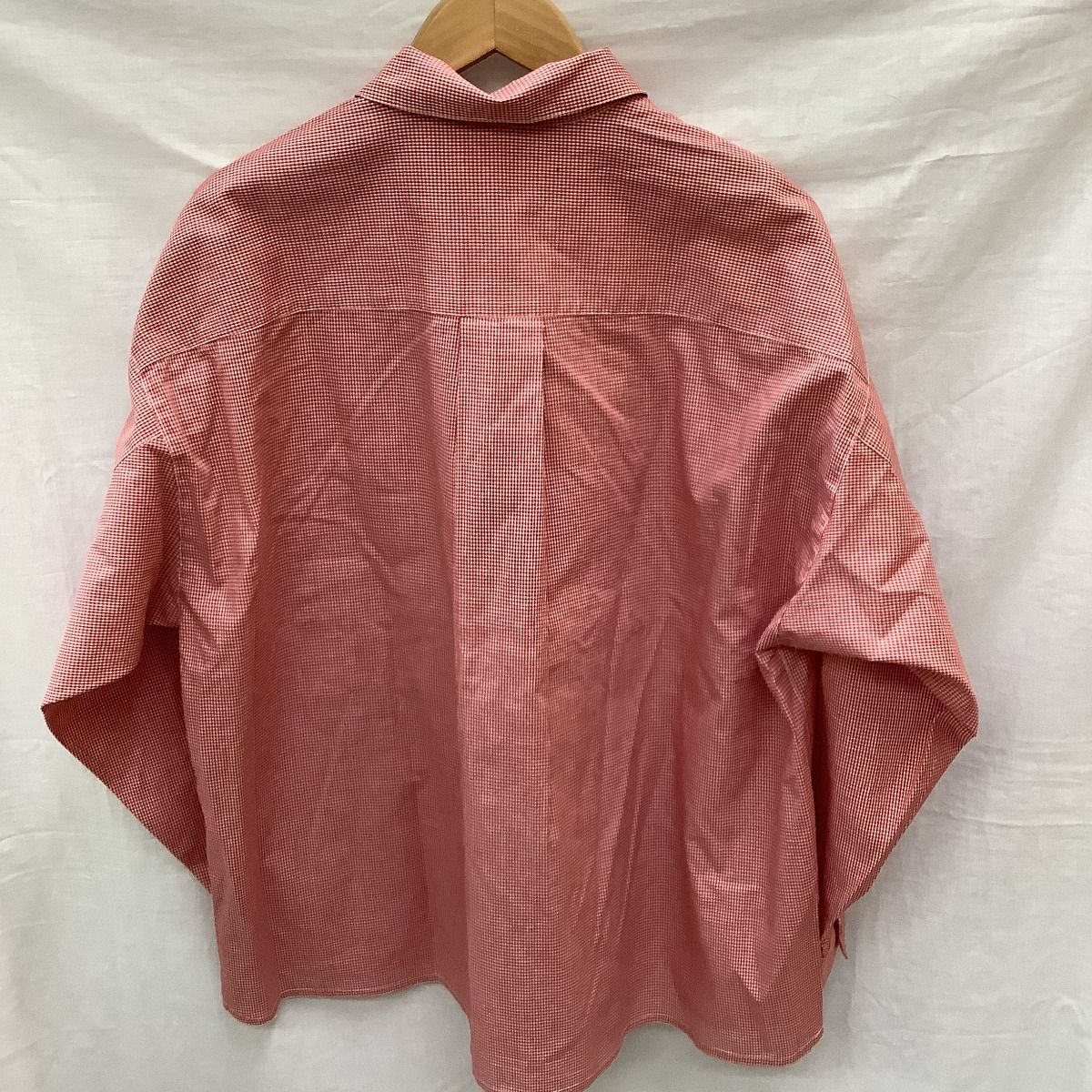 ♪♪ISSEY MIYAKE イッセイミヤケ レディース シャツ SIZE 9号 チェック レッド - メルカリ