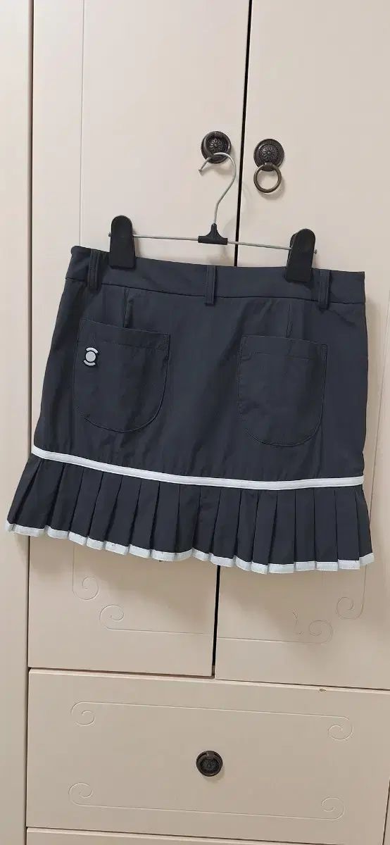 ☆W.ANGLE GOLF☆ ワイドアングル韓国　サイドプリーツスカート ☆W.ANGLE GOLF☆ ワイドアングル韓国 サイドプリーツスカート