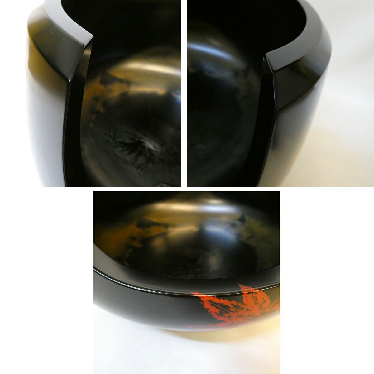 鵬雲斎宗匠御箱書】平安桂窯 土風炉師 寄神崇白作 手向山 黒 面取土