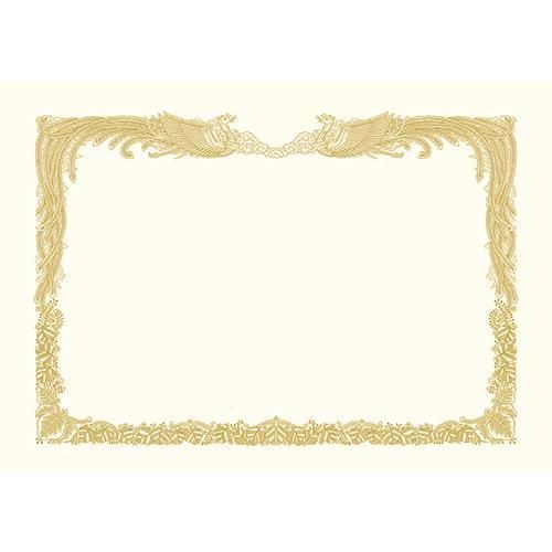 ササガワ 金箔賞状用紙 Ａ4判 縦書用 白100Ｐ 10-3160※沖縄および離島への発送不可です※