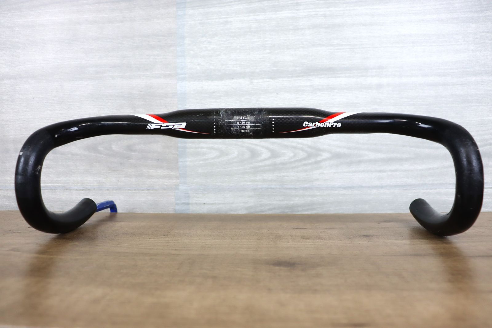 H1　FSA Carbon Pro　420mm(C-C)　Φ31.8　カーボンラップ　アルミ　ドロップハンドル　コンパクト形状　FullSpeedAhead　cicli17