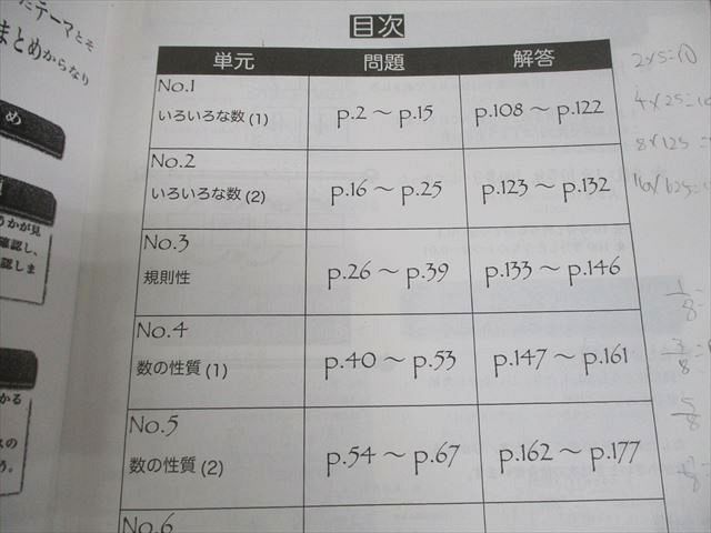 浜学園 小6 算数 テーマ/演習教材 第1〜4分冊 通年セット 2023 計8冊