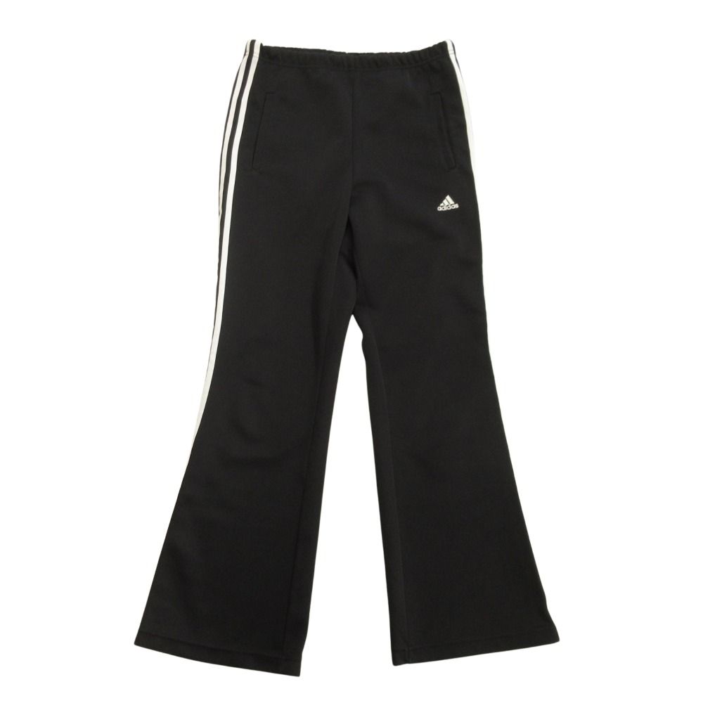 adidas アディダス 90 s フ トラック パンツ ジャージ デサント ビンテージ ヴィンテージ L 黒 ブラック レディース 古着