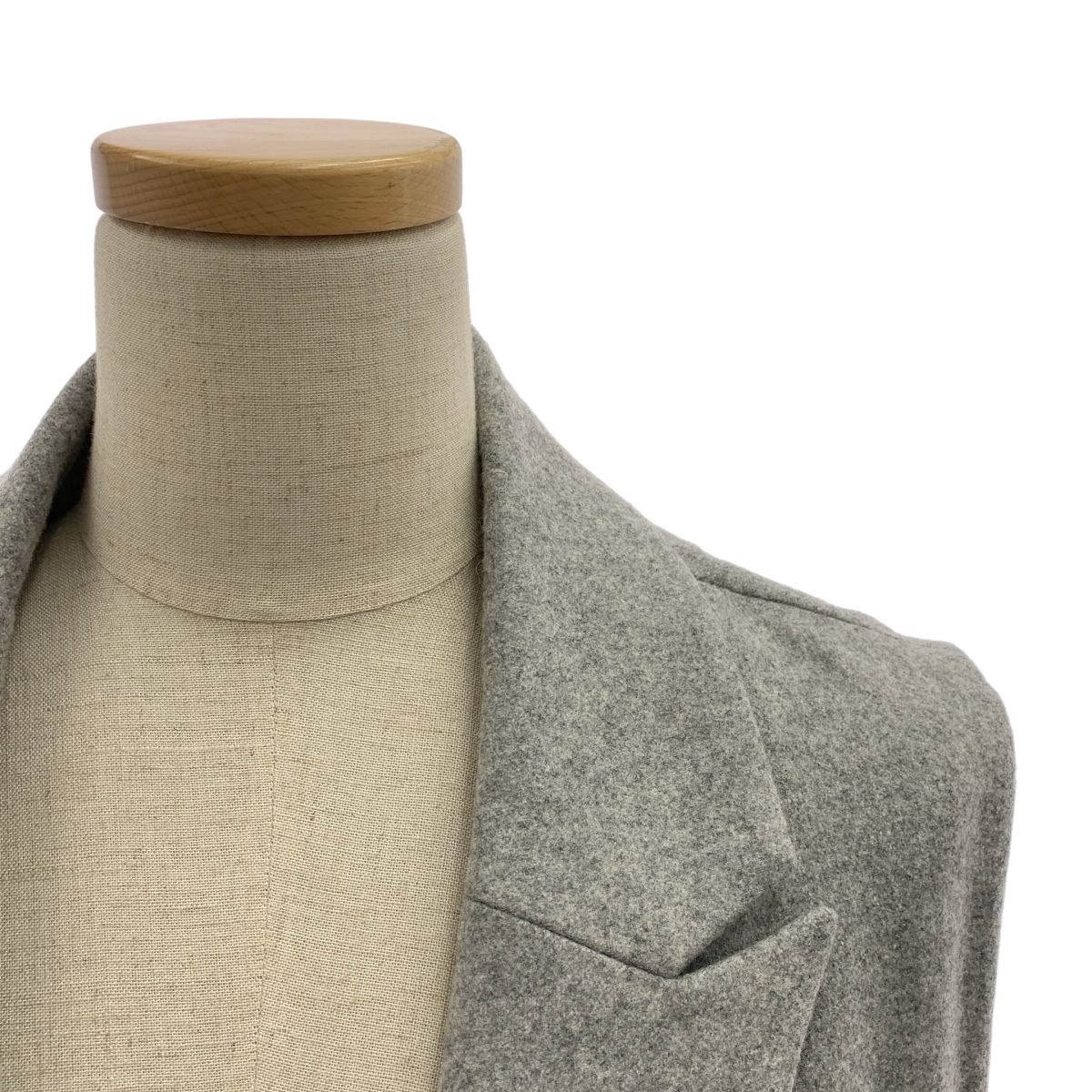 SACRA サクラ ライトメルトン テーラード ロング ジレ ベスト 38 ネイビー レディース