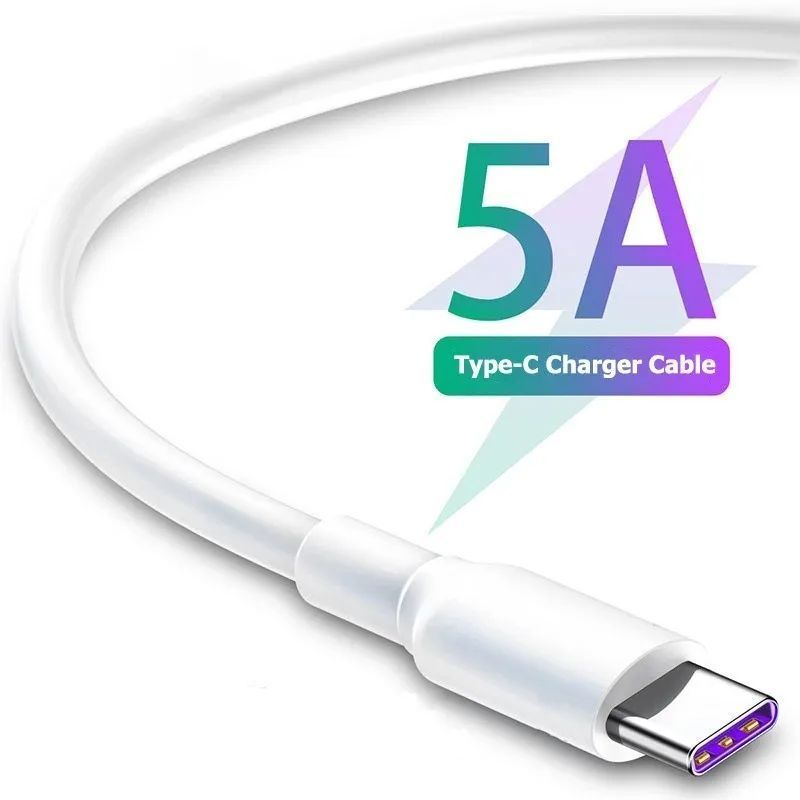 5A急速充電対応 USBケーブル Type-C 白×2m×1本 - メルカリShops