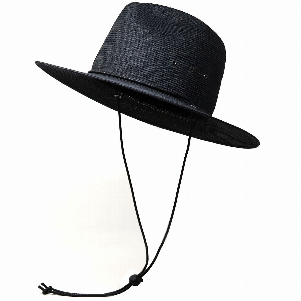STETSON (ステットソン)テンガロンハット 麦わら カウボーイハット ハット 中折れハット メンズ つば広ハット メンズ メンズハット夏用 紐付き帽子 黒 ブラック 【TB】